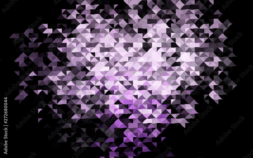 Dark Purple vector background with triangles. Dark Purple vector background with triangles.