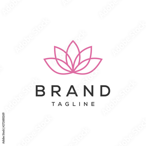 mandala ornament flower vector logo design template
