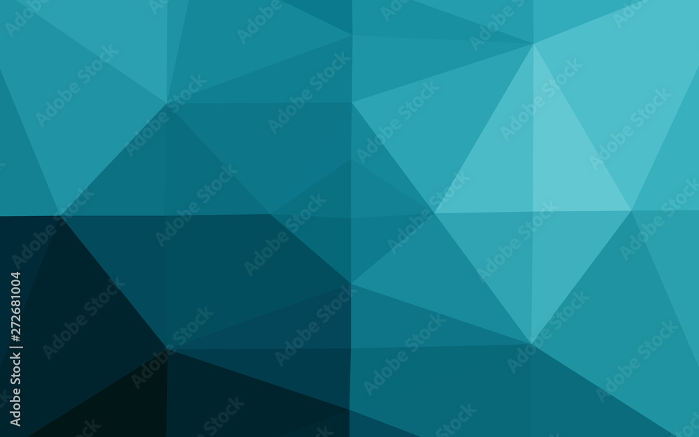 Light BLUE vector low poly cover. Light BLUE vector low poly cover.