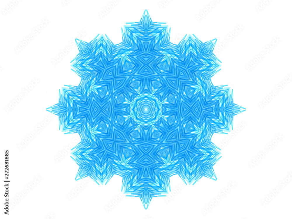 Abstract blue concentric pattern shape Abstract blue concentric pattern shape
