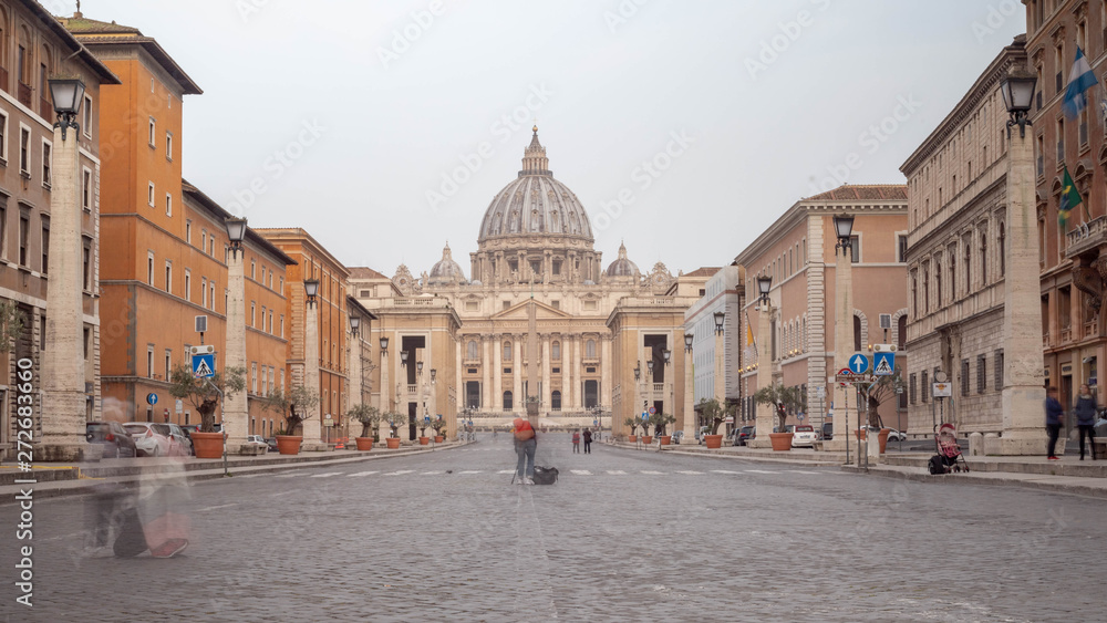 st peters square in rome