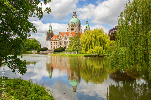 Hannover Rathaus Park City hall