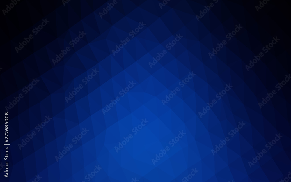 Dark BLUE vector low poly layout. Dark BLUE vector low poly layout.