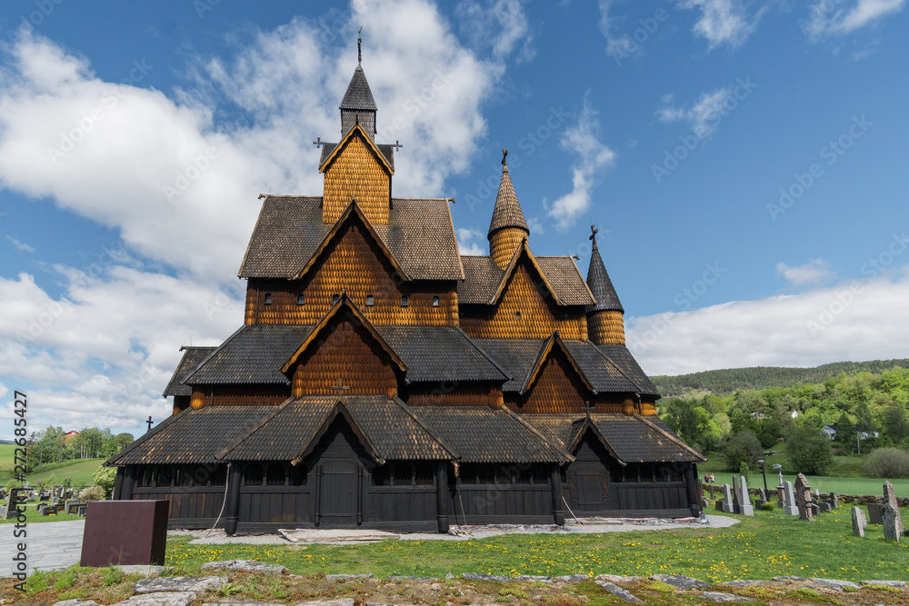 Heddal the beautiful wooden church Heddal the beautiful wooden church