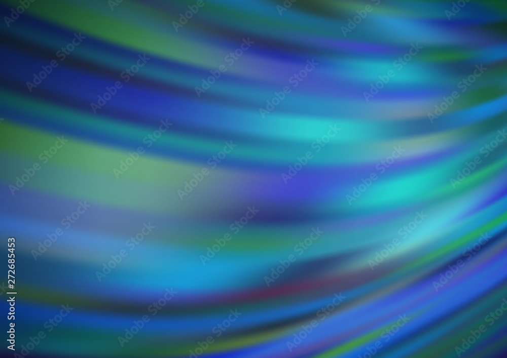 Light BLUE vector blurred shine abstract background. Light BLUE vector blurred shine abstract background.