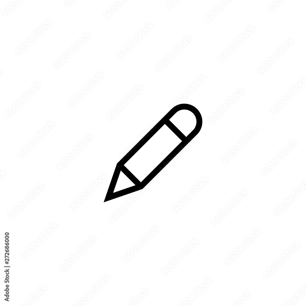 Pencil icon vector.
