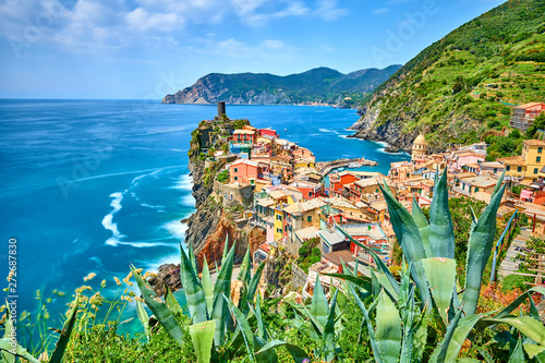 Vernazza - One of five cities in cinque terre, Italy #272687830