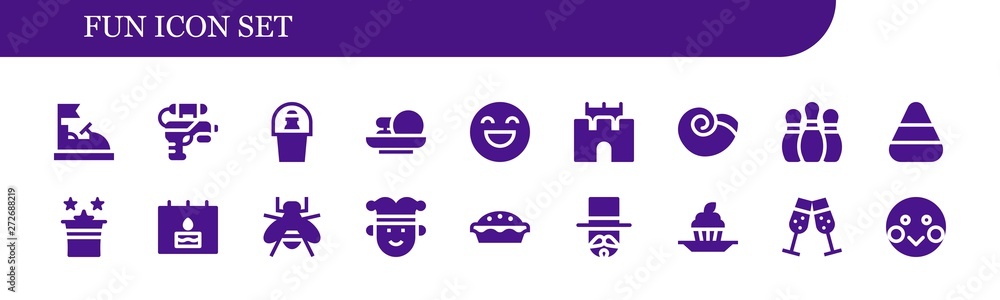 fun icon set fun icon set