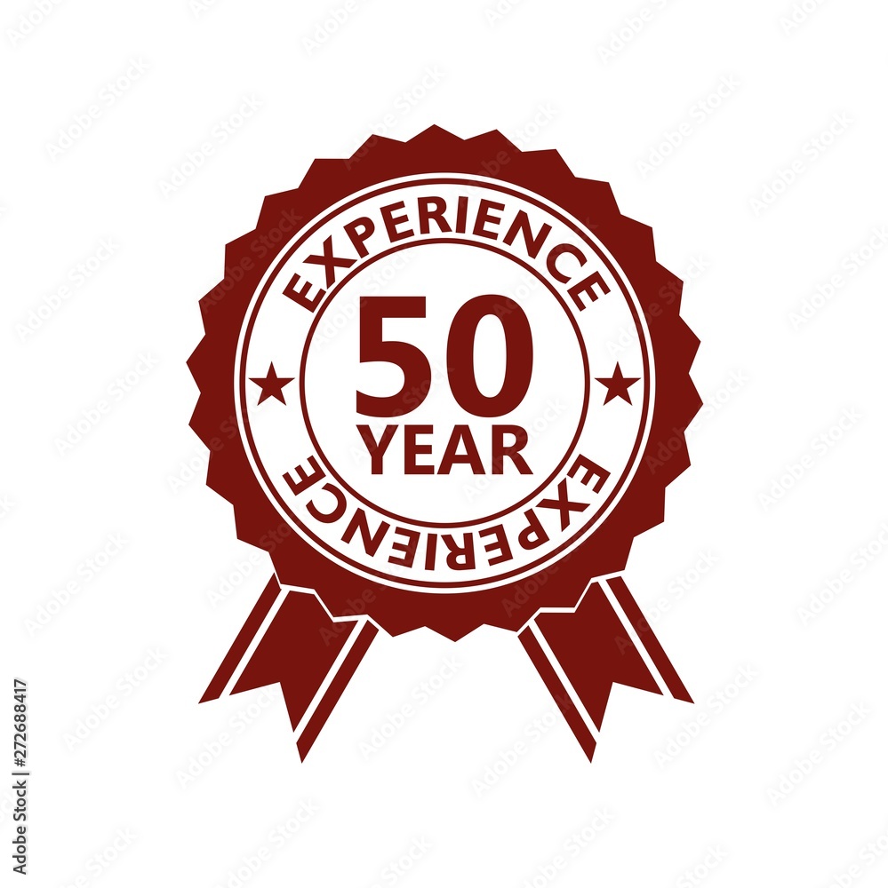 Fifty Years Experience, 50 Years Experience icon, sign, button Fifty Years Experience, 50 Years Experience icon, sign, button