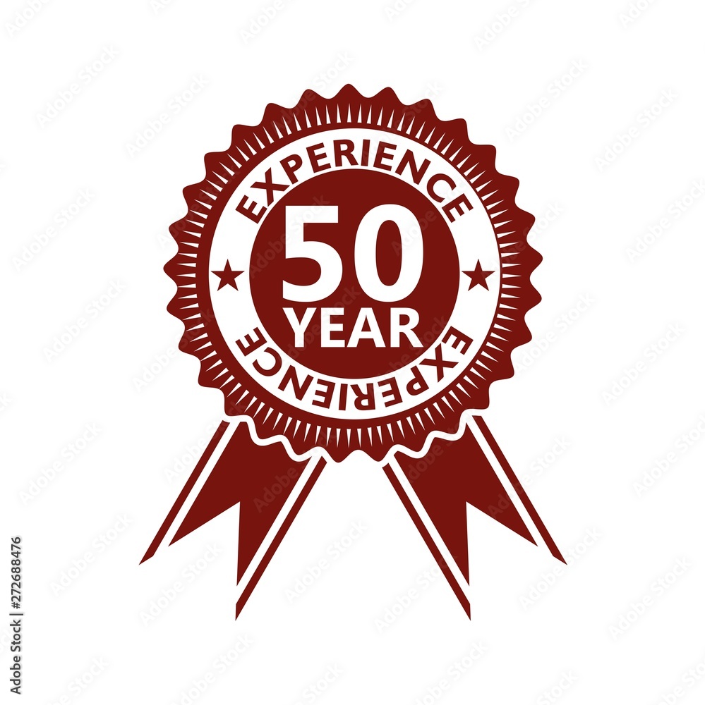 Fifty Years Experience, 50 Years Experience icon, sign, button Fifty Years Experience, 50 Years Experience icon, sign, button