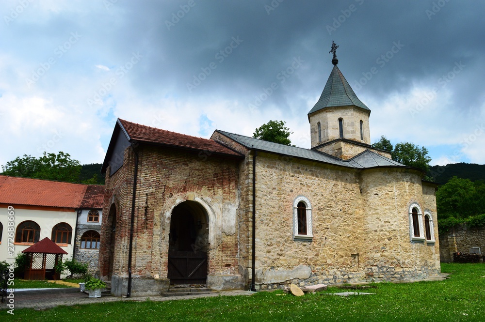 an old Serbian Orthodox monastery an old Serbian Orthodox monastery
