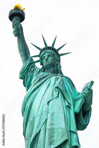 Statue of Liberty National Monument. Sculpture by Fr  d  ric Auguste Bartholdi. Manhattan. New York. USA. 