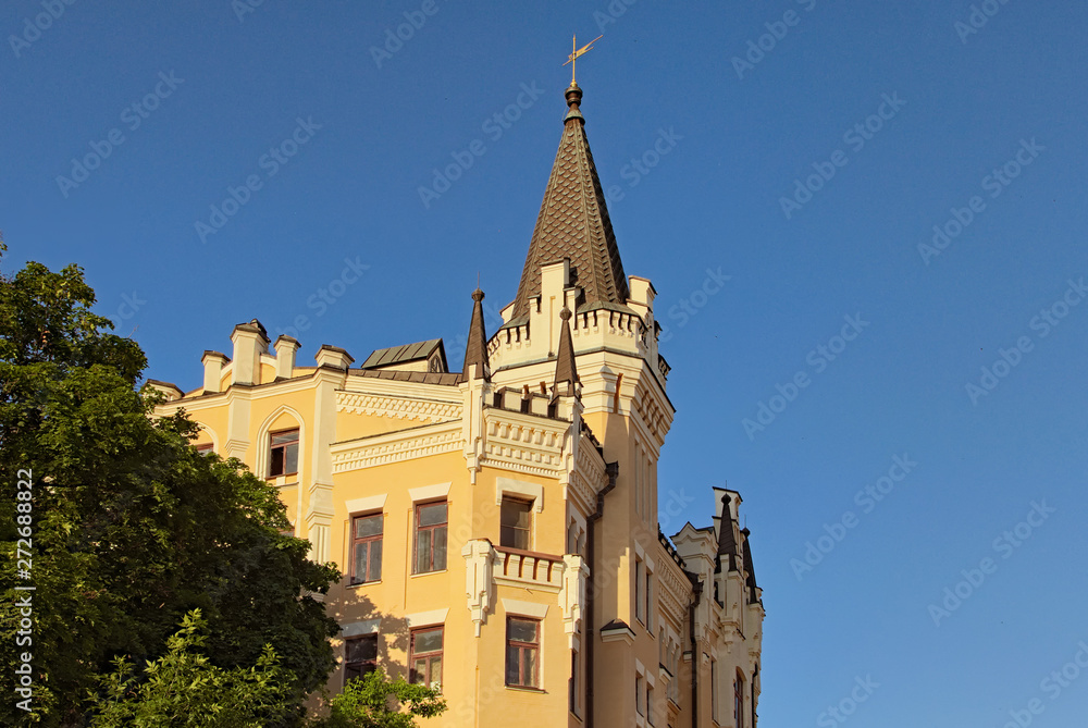 The Richard's Castle-Lion Heart-the poeticized name of the house number 15th on Andriyivskyy Descent in Kyiv. Built in the British Gothic style in XIX. One of the most mystical buildings in the city