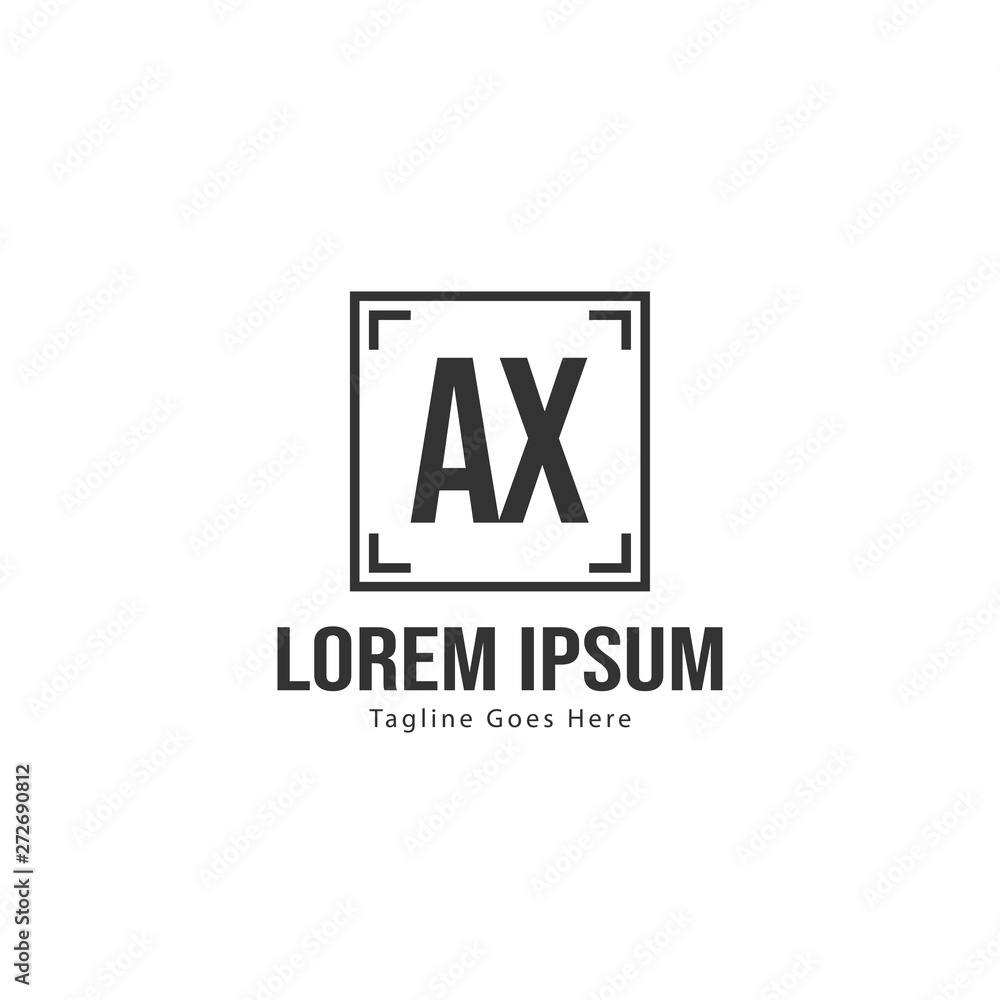 AX Letter Logo Design. Creative Modern AX Letters Icon Illustration AX Letter Logo Design. Creative Modern AX Letters Icon Illustration