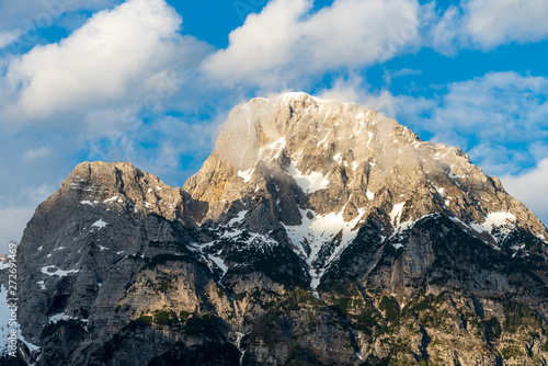 Sunset at the Pihavec Mountain in Slovenia photo