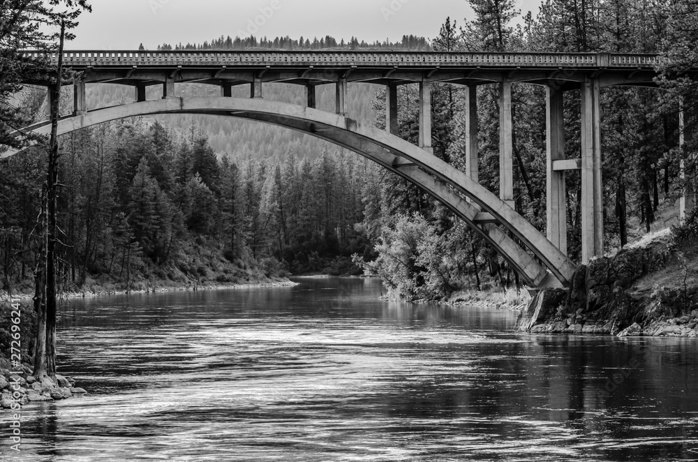 Old Bridge Over The Spokane River