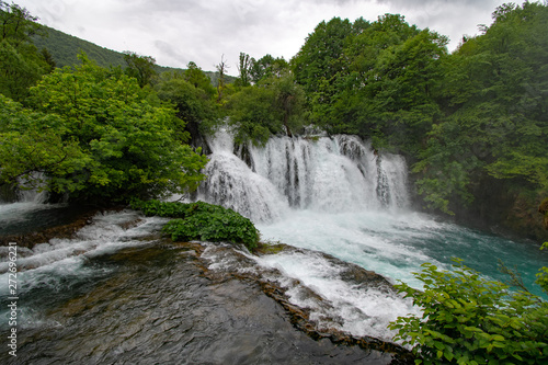 Strbacki buk (Štrbački buk) waterfall is a 25 m high waterfall on the Una River. It is greatest waterfall in Bosnia and Herzegovina.