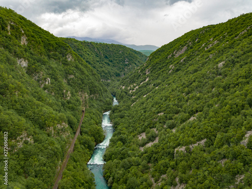 Strbacki buk (Štrbački buk) waterfall is a 25 m high waterfall on the Una River. It is greatest waterfall in Bosnia and Herzegovina. photo