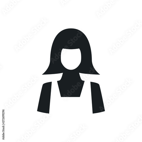 cleaner woman vector icon