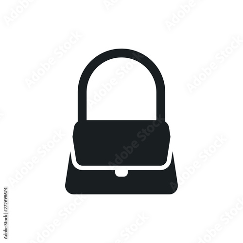 lady bag vector icon