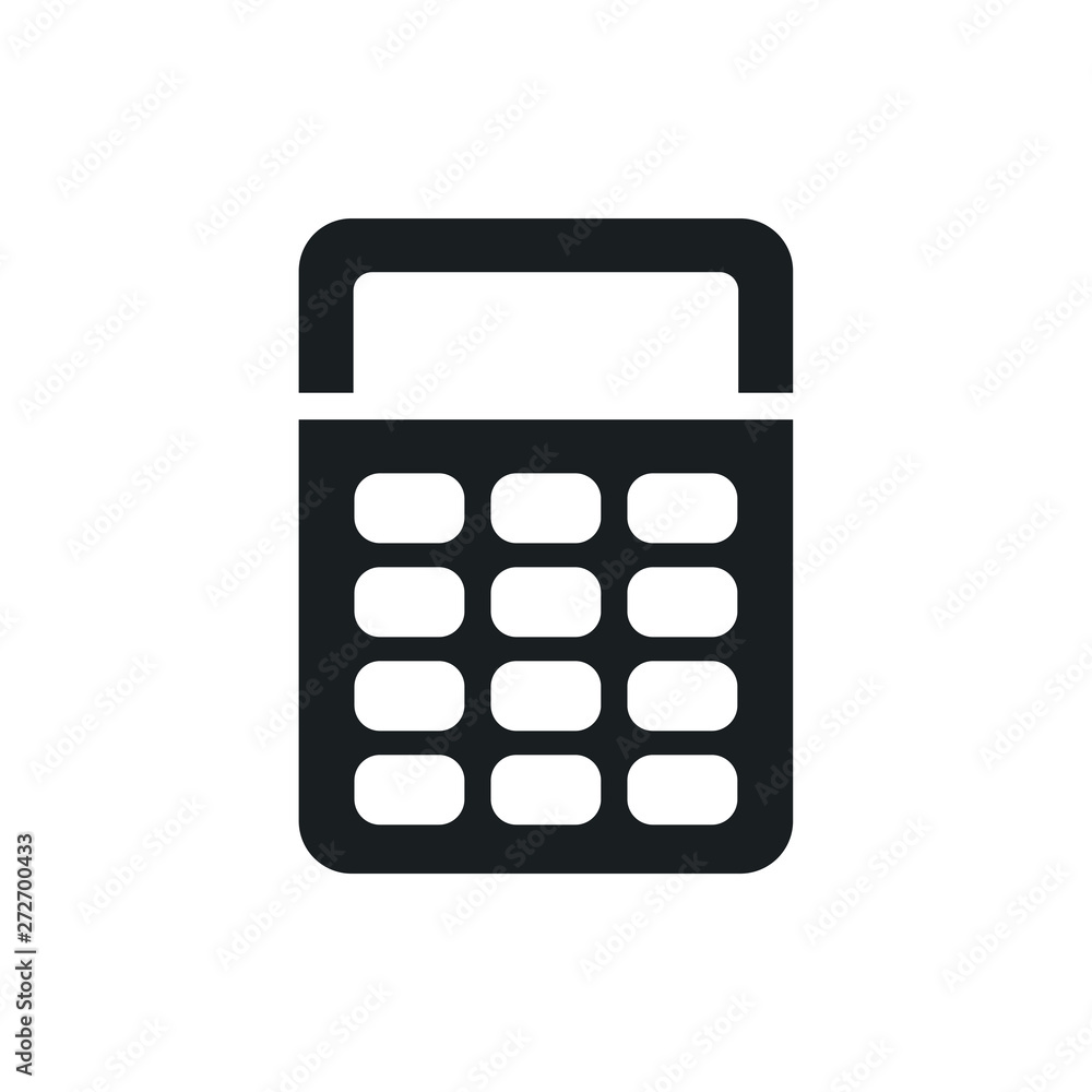 calculator vector icon calculator vector icon