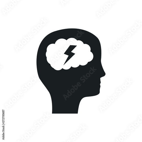 brainstorm vector icon