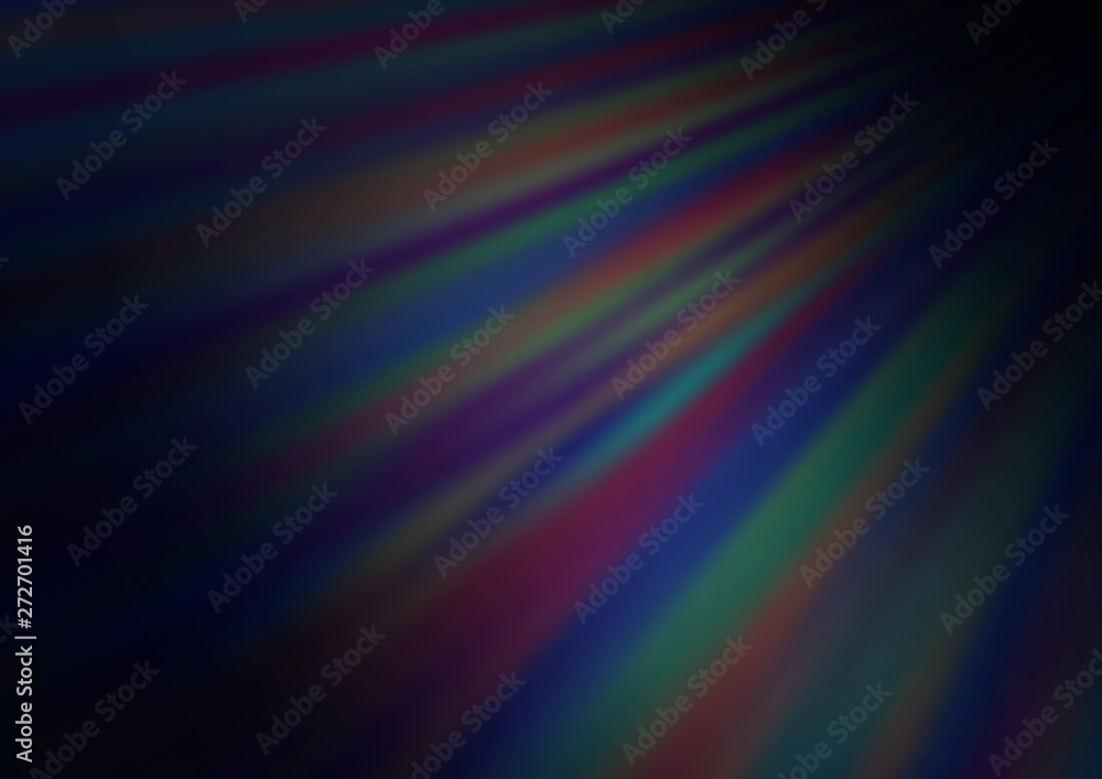 Dark BLUE vector texture with colored lines.