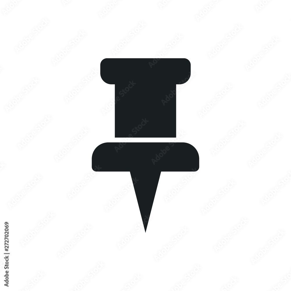 paper pin vector icon paper pin vector icon