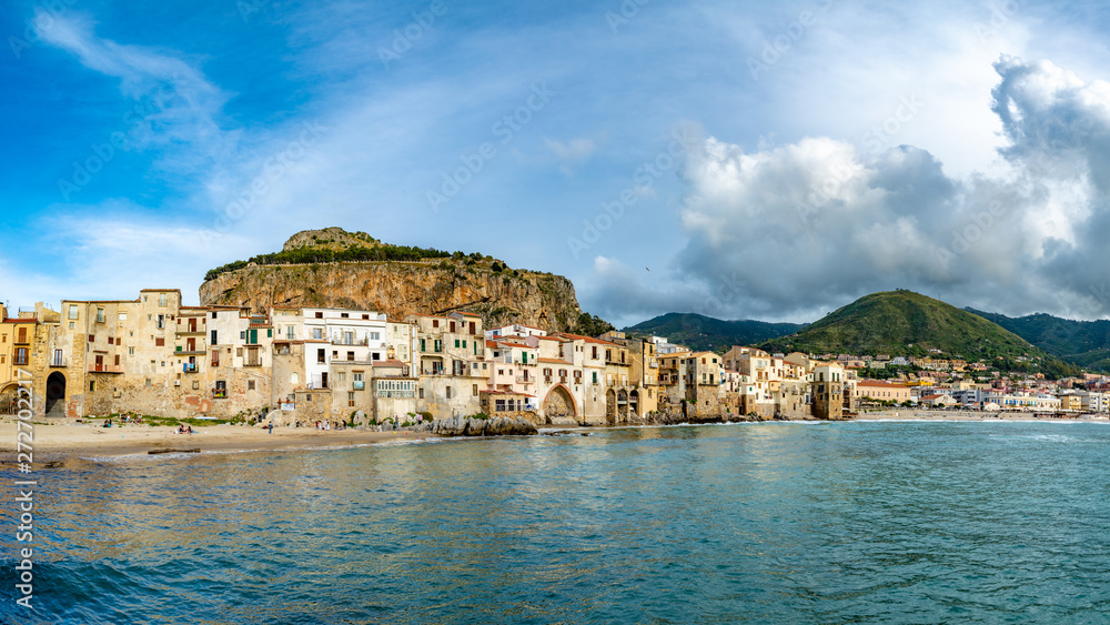 Cefalu, medieval village of Sicily island, Italy