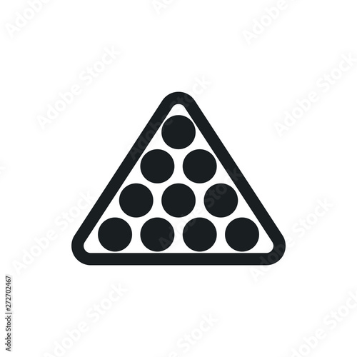 billiards vector icon