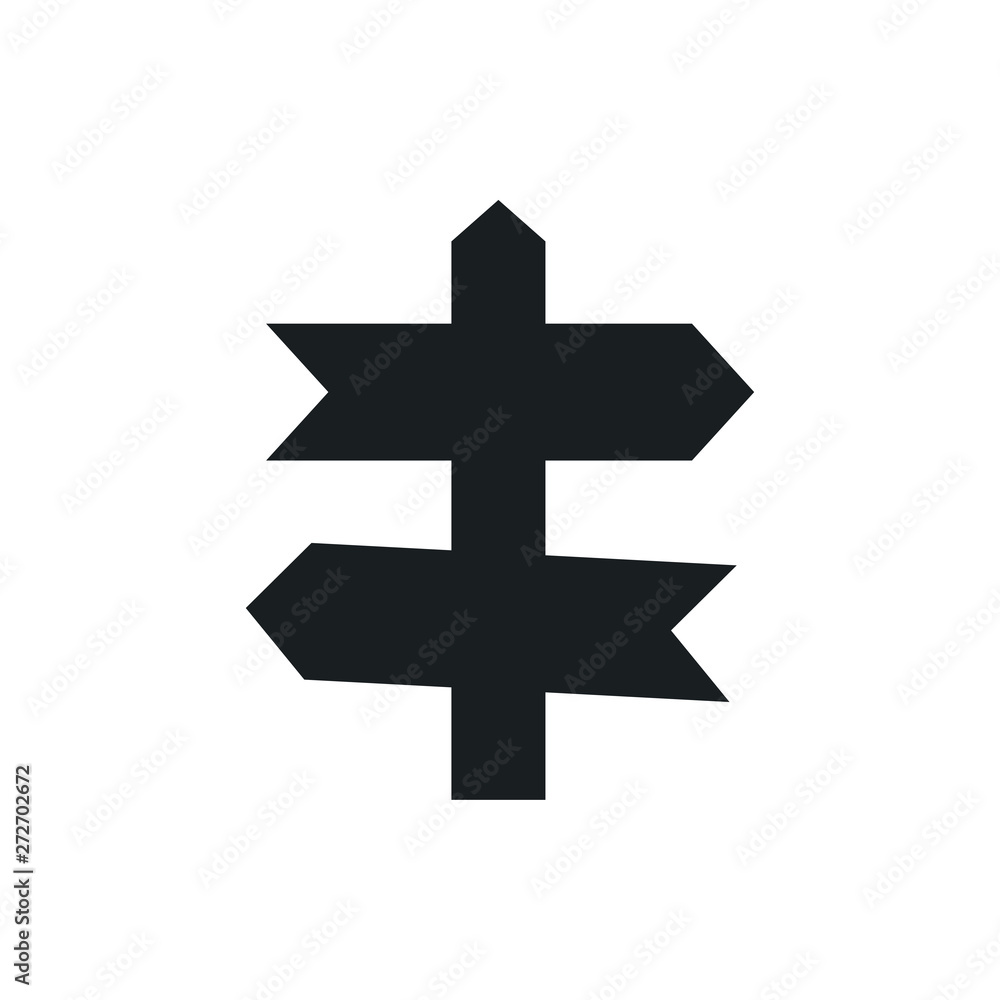 signpost vector icon signpost vector icon