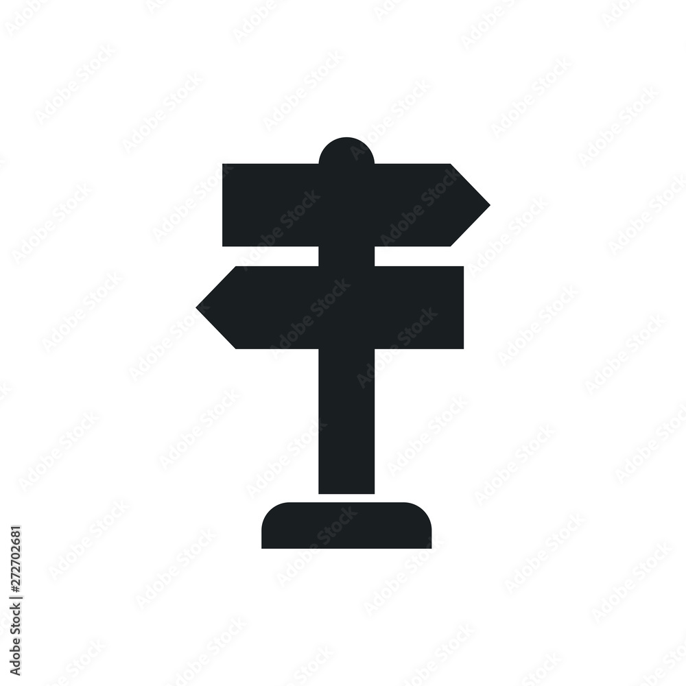 Obraz premium signpost vector icon