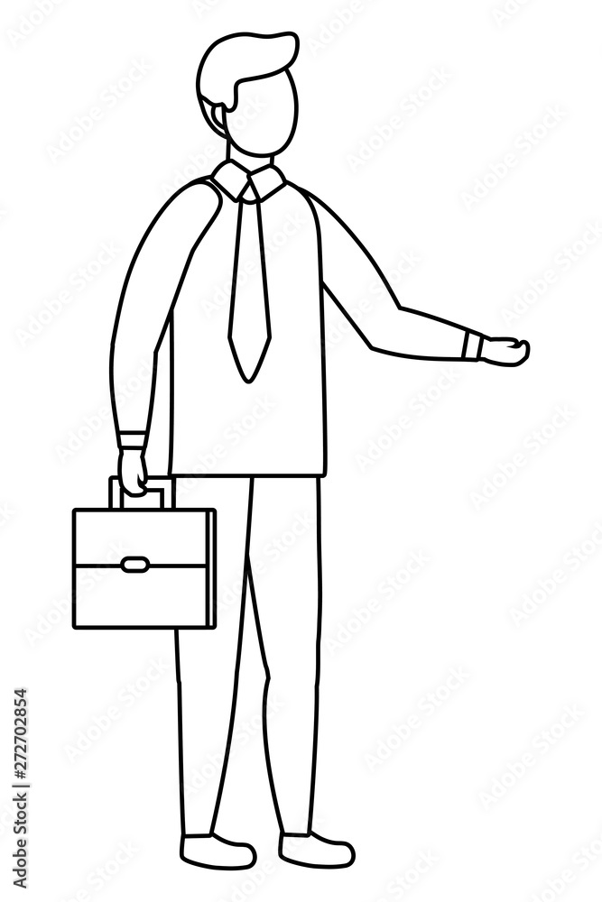 Businessman avatar cartoon design vector illustration Businessman avatar cartoon design vector illustration