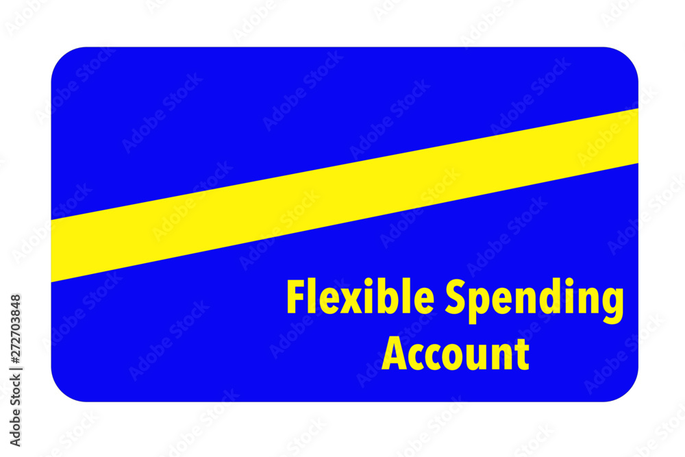 Flexible spending account card icon Flexible spending account card icon