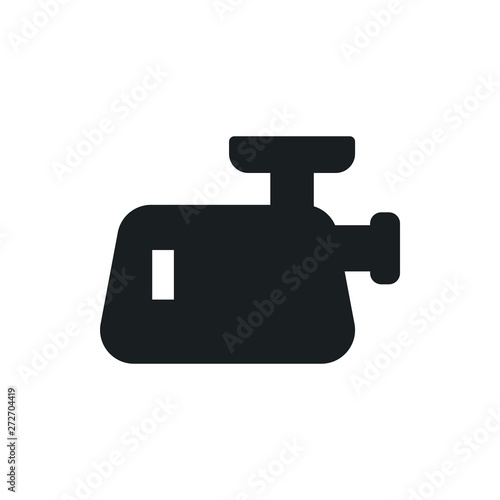  meat grinder vector icon