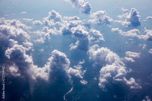 The sky above the clouds