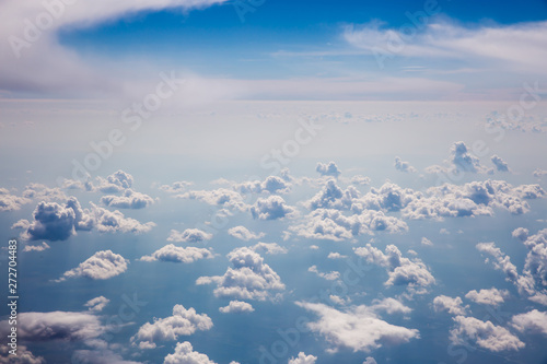 The sky above the clouds