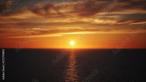 beautiful sunset over the baltic sea © Виталий Гаврущенко