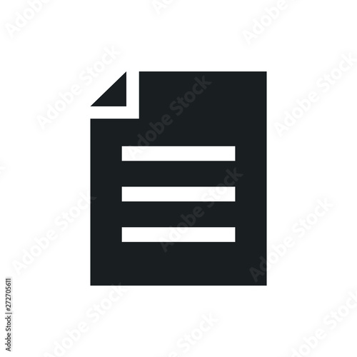 document vector icon