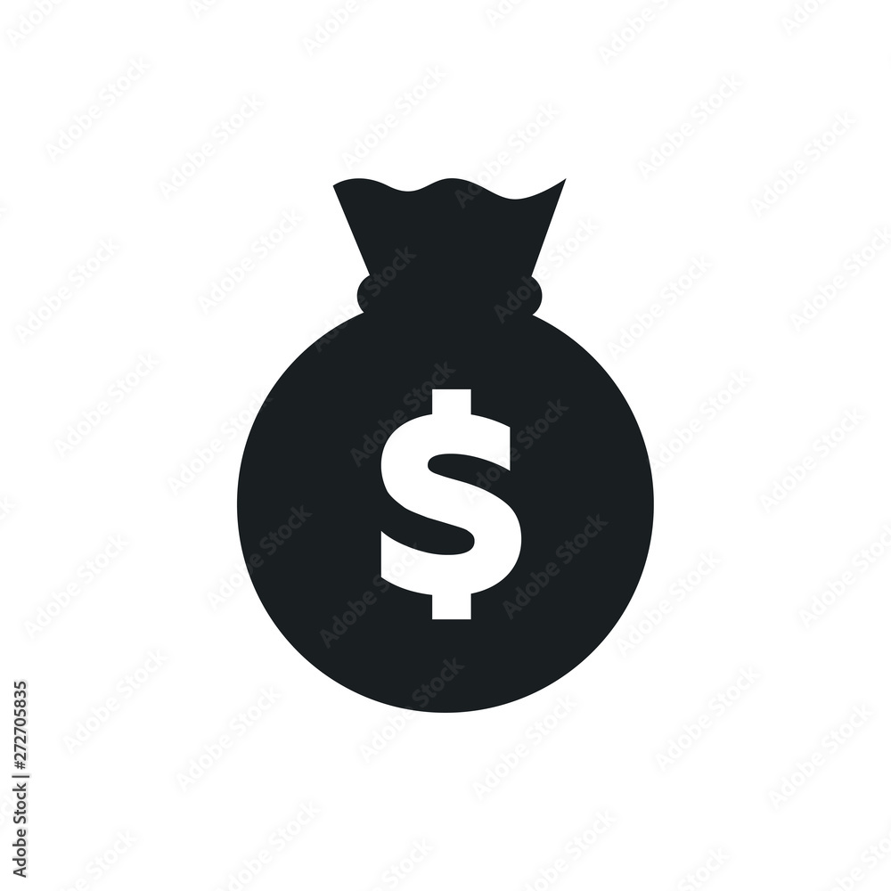 money bag vector icon money bag vector icon