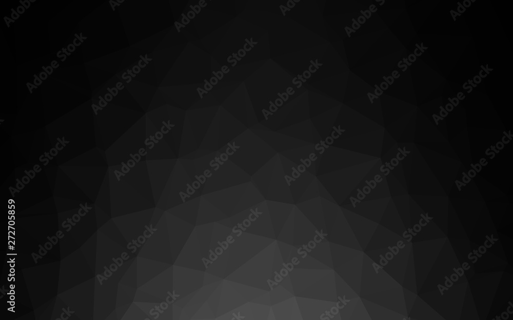Dark Silver, Gray vector abstract mosaic backdrop. Dark Silver, Gray vector abstract mosaic backdrop.