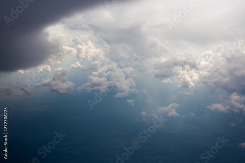 The sky above the clouds