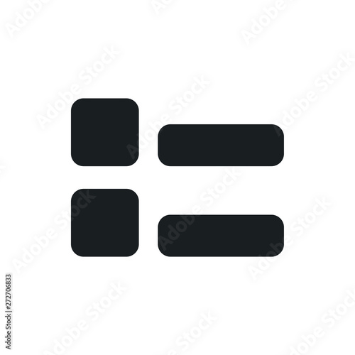 menu vector icon