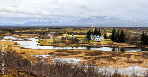 Fototapeta Naklejka Na Ścianę i Meble -  Thingvellir - national park in southwestern Iceland.