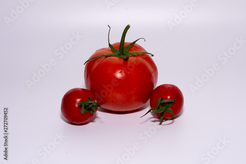 tomatoes isolated on white background