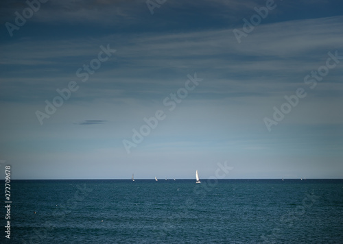 yacht in the sea © santiago