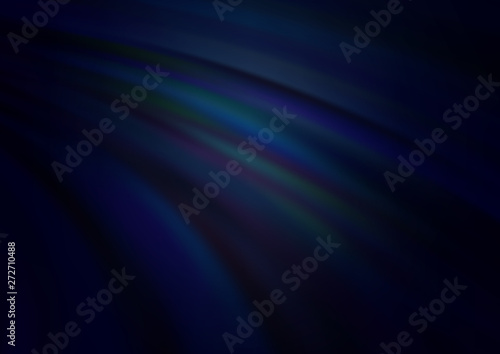 Dark BLUE vector template with abstract lines.