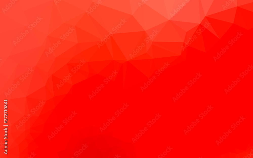 Light Red vector low poly cover. Light Red vector low poly cover.