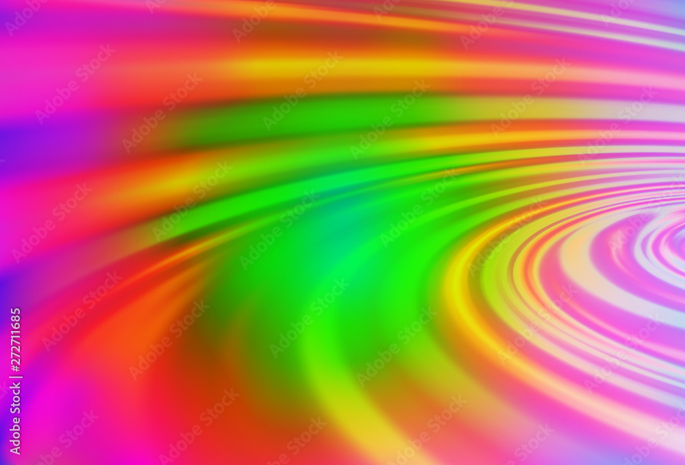 Obraz premium Light Multicolor, Rainbow vector template with lava shapes.