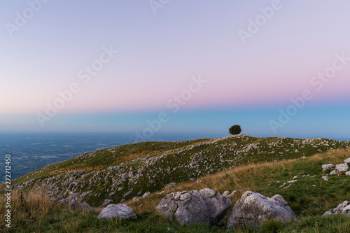 Obraz na płótnie The plateau of Cansiglio / Mount Pizzoc w salonie